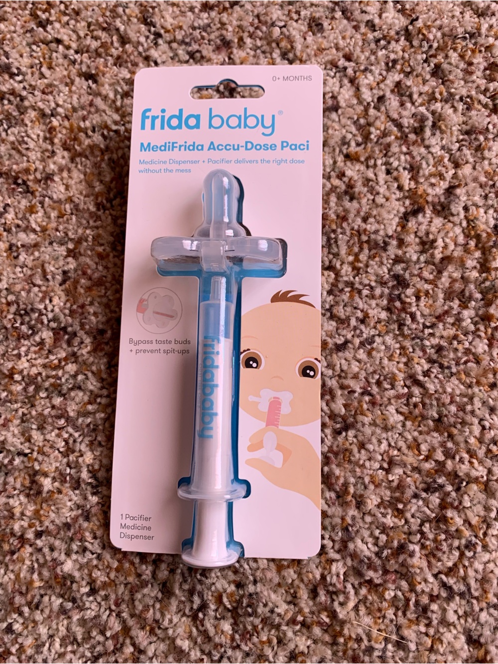 Frida Baby Medi-Frida Accu-Dose Pacifier Medicine Dispenser - Blue